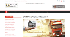 Desktop Screenshot of baymaknakliyat.com